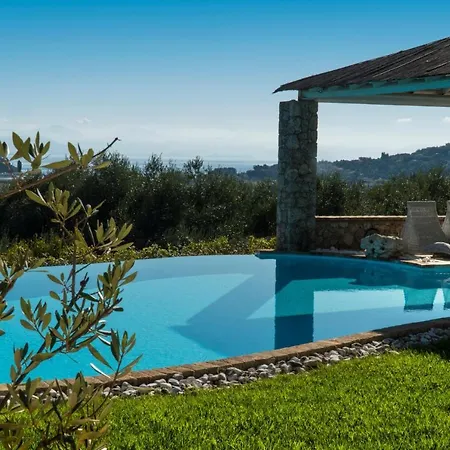 Luxury Corfu Villa Piedra Private Pool Sea View 4 Bdr Kastania Агиос-Маркос
