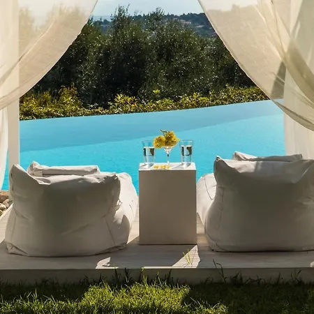 Luxury Corfu Villa Piedra Private Pool Sea View 4 Bdr Kastania